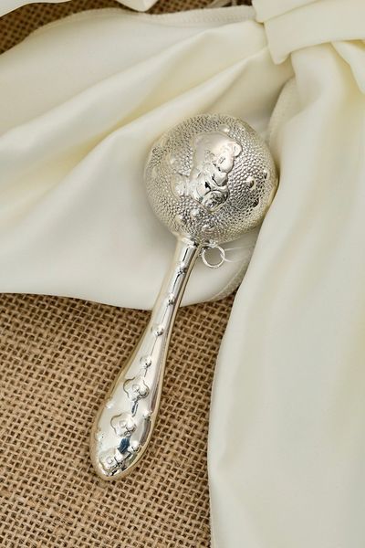 Срібне брязкальце М'яч з Ведмедиком (TNY3003-OR) TNY3003-OR фото