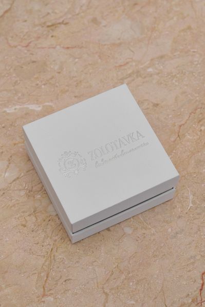 Коробочка фірмова Zolotavka для прикрас (Box 84) 8.4x8.4 см Box 84 фото