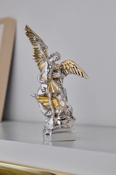 Срібна статуетка Архангела Михаїла (ST 221 SM) 10 см ST 221 SM фото