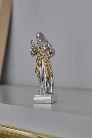 Срібна статуетка Ісус Христос (ST 221 GM) 10 см ST 221 GM фото