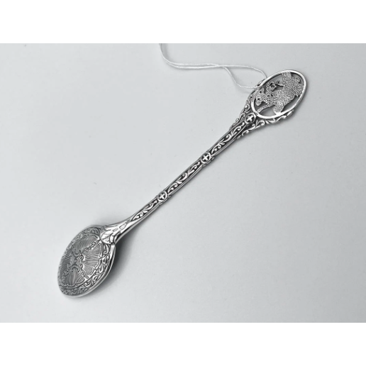 Кофейная серебряная ложка &laquo;Архангел Михаил&raquo; 8100535 фото