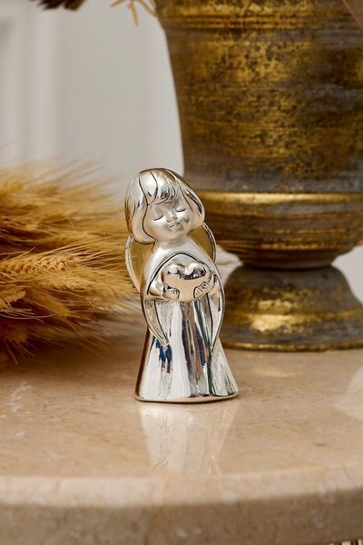 Срібна статуетка Ангел із серцем (R 17887) 7 см R 17887 фото