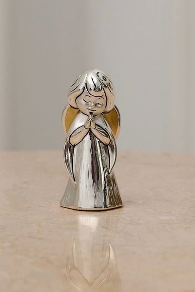 Серебряная статуэтка Ангел в молитве (R 17884) 7 см R 17884 фото