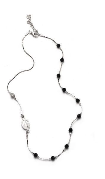 Срібний браслет-вервиця з білими кристалами Swarovski та медальйоном, 18&ndash;21 см RA 334 R фото