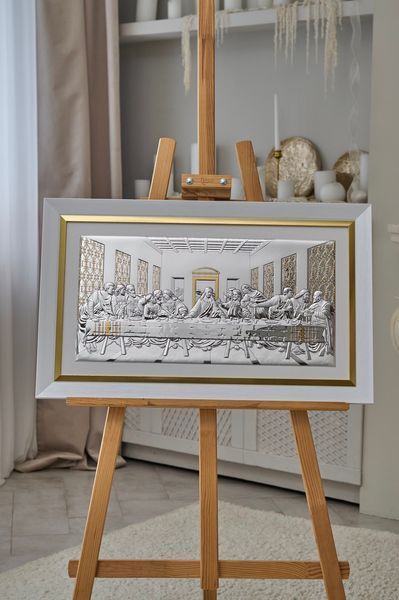 Серебряная икона Тайная вечеря (0287 5 DM 8330 BI) 73x45 см 0287 5 DM 8330 BI фото