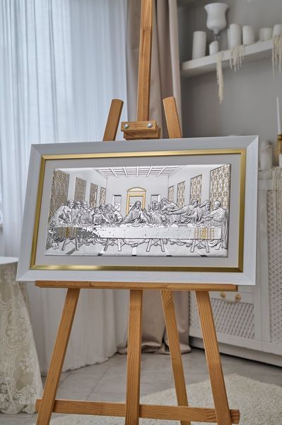 Серебряная икона Тайная вечеря (0287 5 DM 8330 BI) 73x45 см 0287 5 DM 8330 BI фото