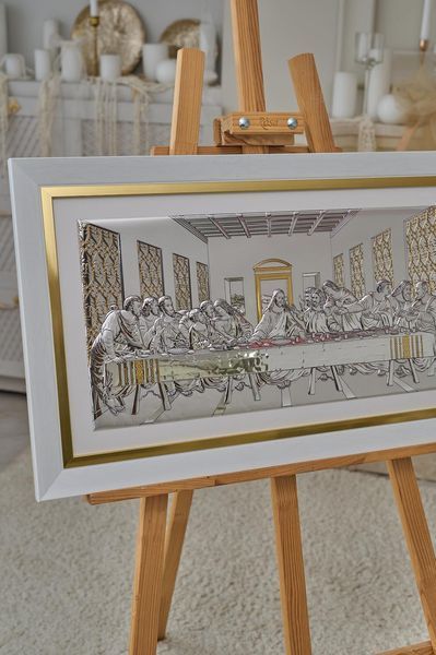 Серебряная икона Тайная вечеря (0287 5 DM 8330 BI) 73x45 см 0287 5 DM 8330 BI фото
