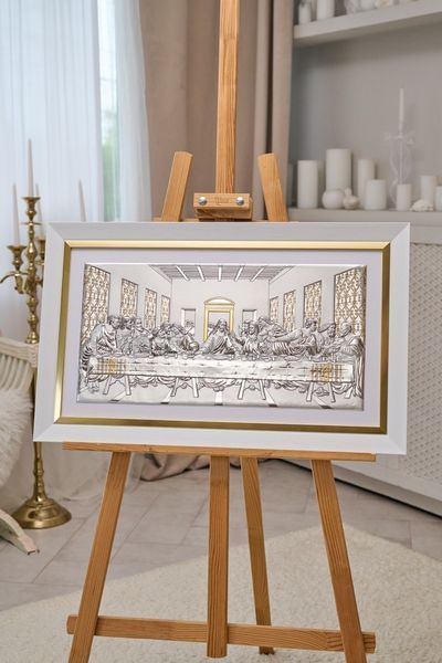 Серебряная икона Тайная вечеря (0287 5 DM 8330 BI) 73x45 см 0287 5 DM 8330 BI фото