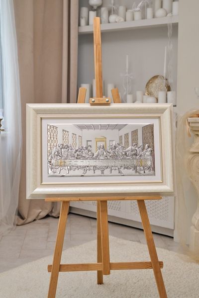 Ікона срібна Тайна вечеря (0287 5 DM 8330 BG) 79x51 см 0287 5 DM 8330 BG фото
