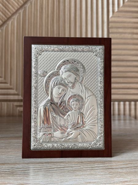 Срібна ікона &laquo;Свята Родина&raquo;, компактний формат, 12&times;16 см PD 257 E фото