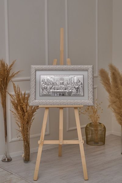 Серебряная икона Тайная вечеря (Q 428) 72х47 см Q 428 фото