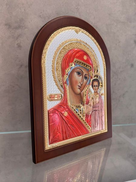 Срібна ікона &laquo;Матір Божа з Ісусом&raquo; з підставкою, 21,5&times;28,5 см, Atelier Italy AE 0800 5D фото