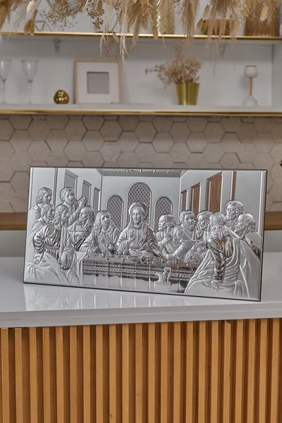 Ікона срібна Тайна вечеря (81237 7L) 50х25 см 81237 7L фото