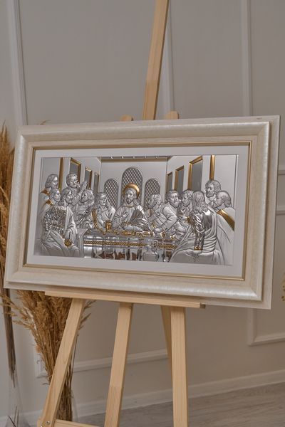 Серебряная икона Тайная вечеря (81237 7LORO DM 8330 BG) 73х48 см 81237 7LORO DM 8330 BG фото