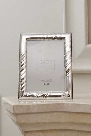 Срібна фоторамка з класичним орнаментом, 18&times;23 см, Cado Italy CO 1132N 4L фото